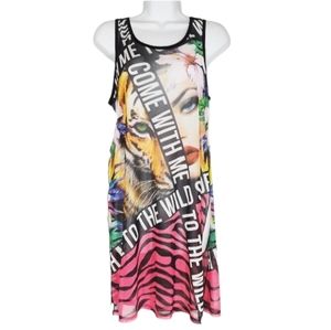Love J Multicolor Graphic Tunic